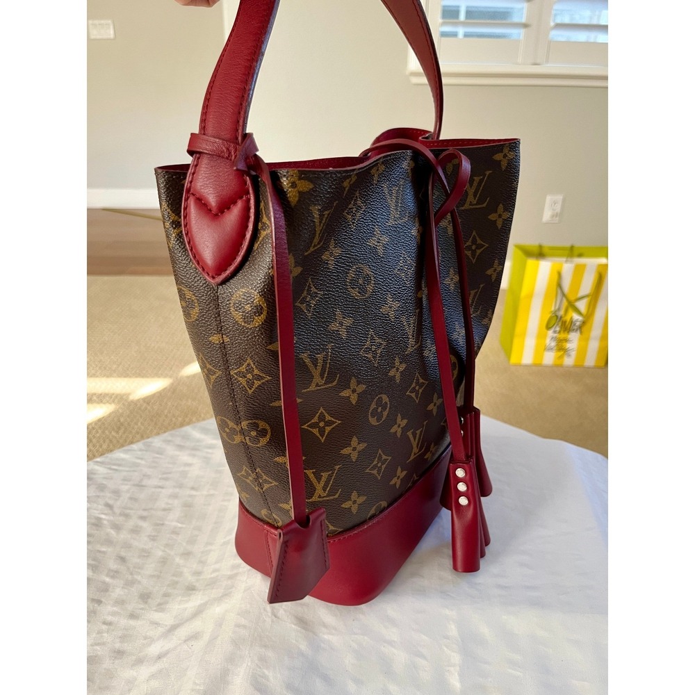 Louis Vuitton NN 14 GM Monogram Idole Ruby Red Bucket Bag Marc Jacobs 2014 Rcpt - Picture 8 of 16